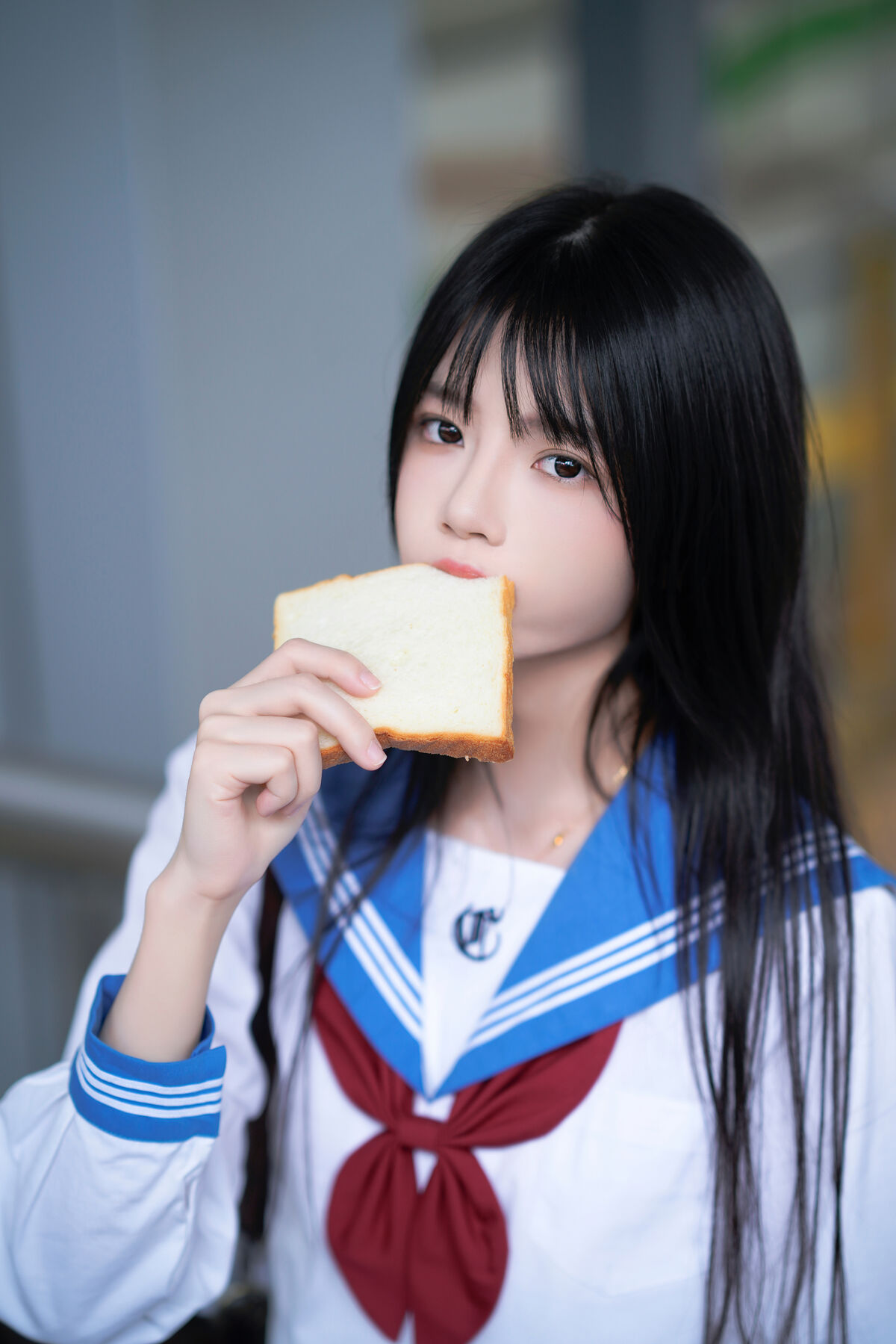 Coser@桜桃喵 – 地铁JK (34P)