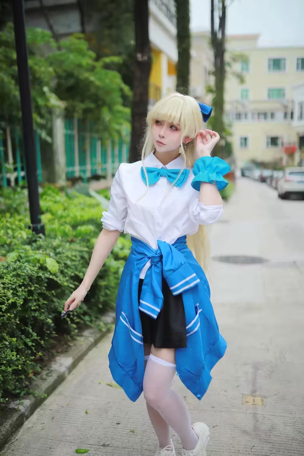 上杉繪黎落 – 蔚藍檔案 飛鳥馬時 校服