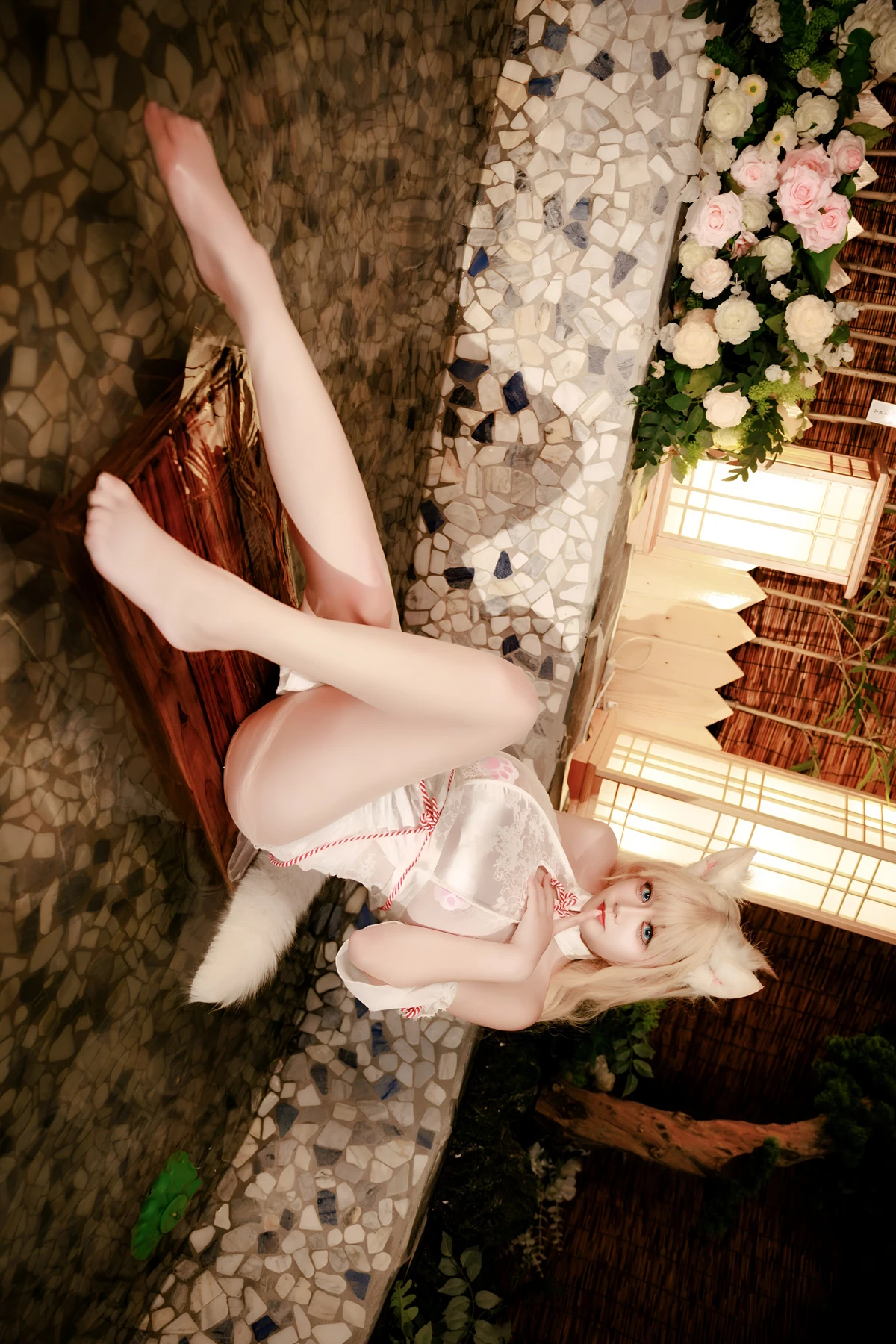 Cosplay 阿雪雪 – 温泉狐狸