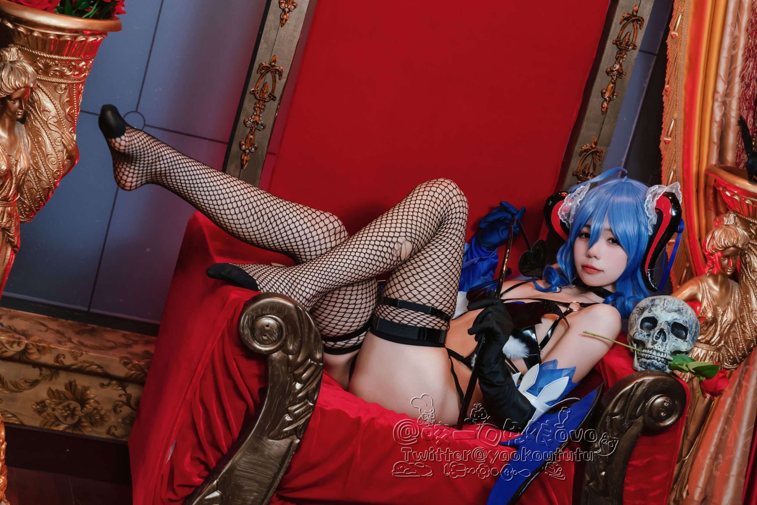 [福利COS] 咬一口兔娘 - 甘雨魅魔