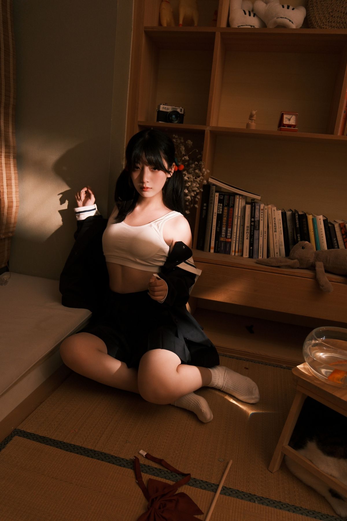 Coser@星野柒兔 – 放课后的吔鱼少女 (60P – 1V)