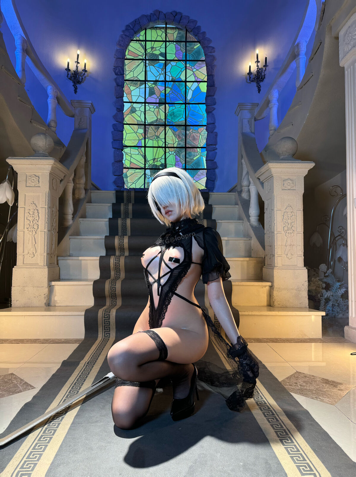 Coser@阿薰kaori – 2b黑花嫁 Part02 (46P)