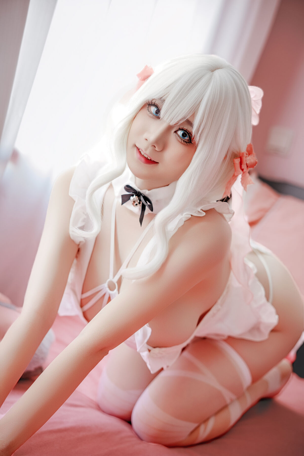 Coser@阿雪雪 – 午睡围裙 (91P)