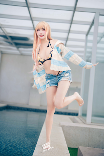 Coser@慕慕Momo – Marin 海夢 – Ver.泳裝