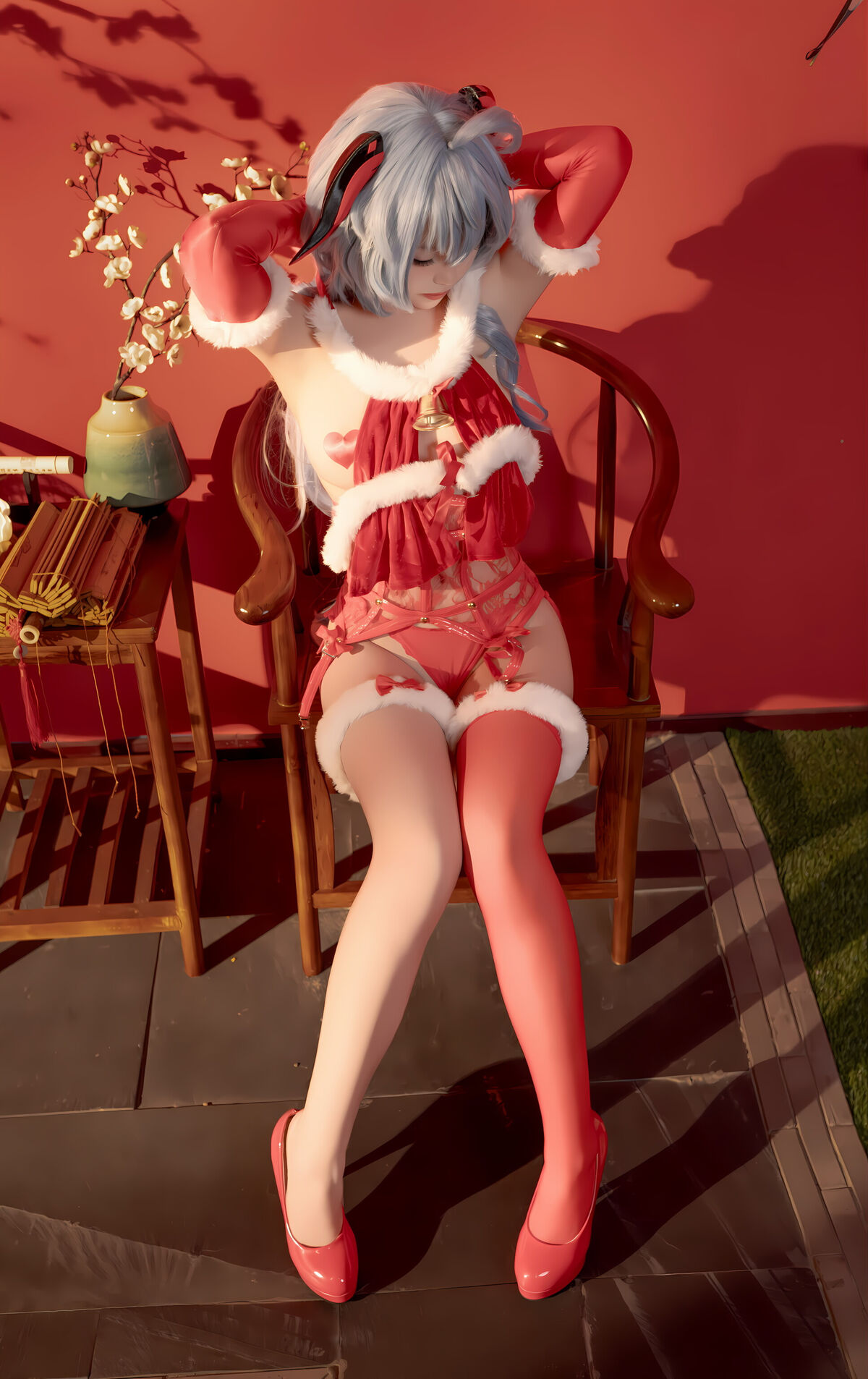 Coser@Bangni邦尼 – 甘雨新春 Part01 (46P – 8V)