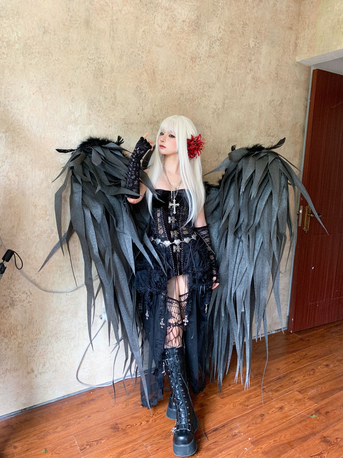 Coser@蠢沫沫 chunmomo – 黑天鹅 (85P)