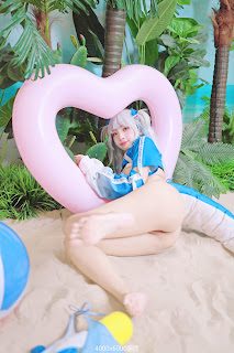 Coser@慕慕Momo – 鲨鱼制服 Gura