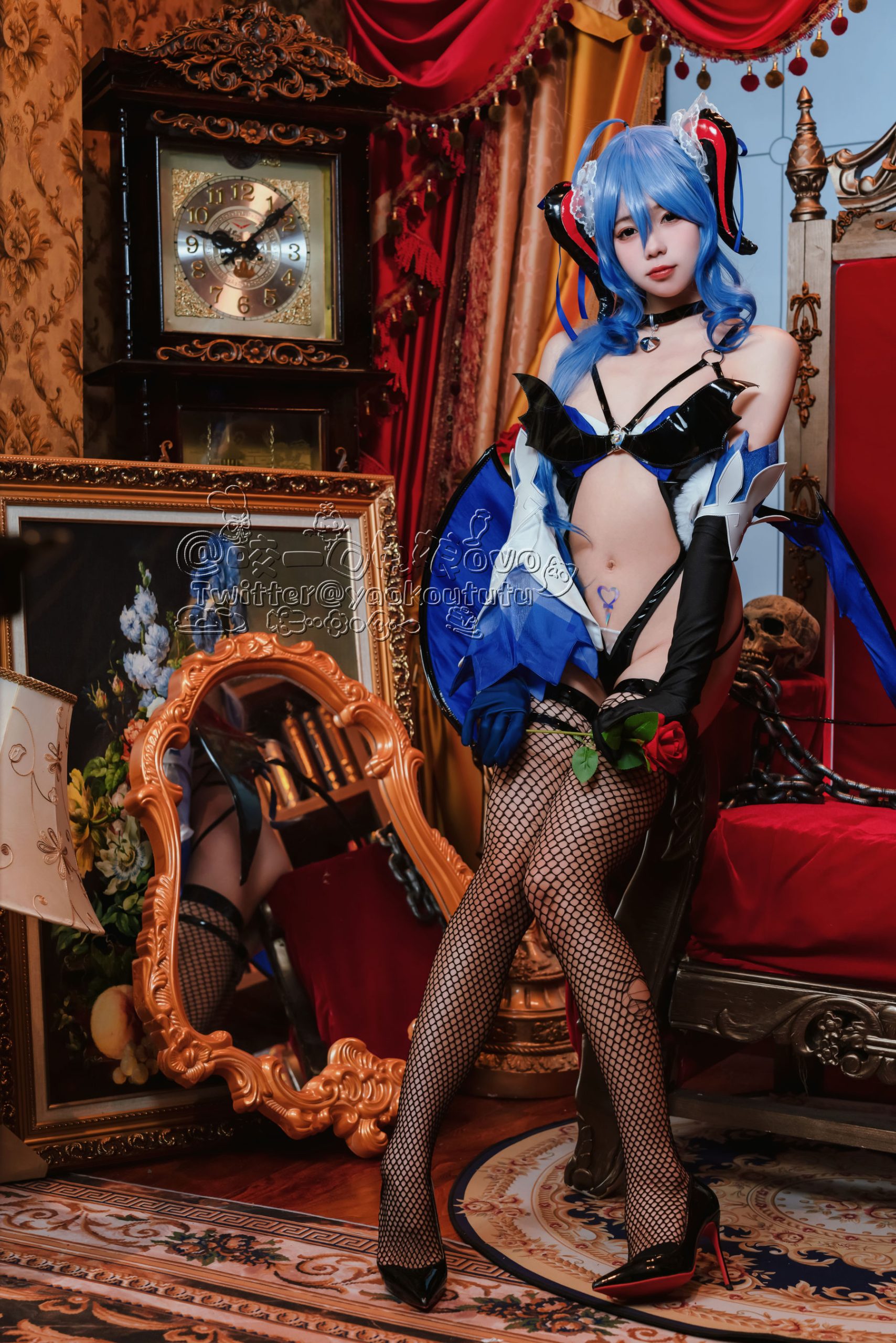 [福利COS] 咬一口兔娘 - 甘雨魅魔