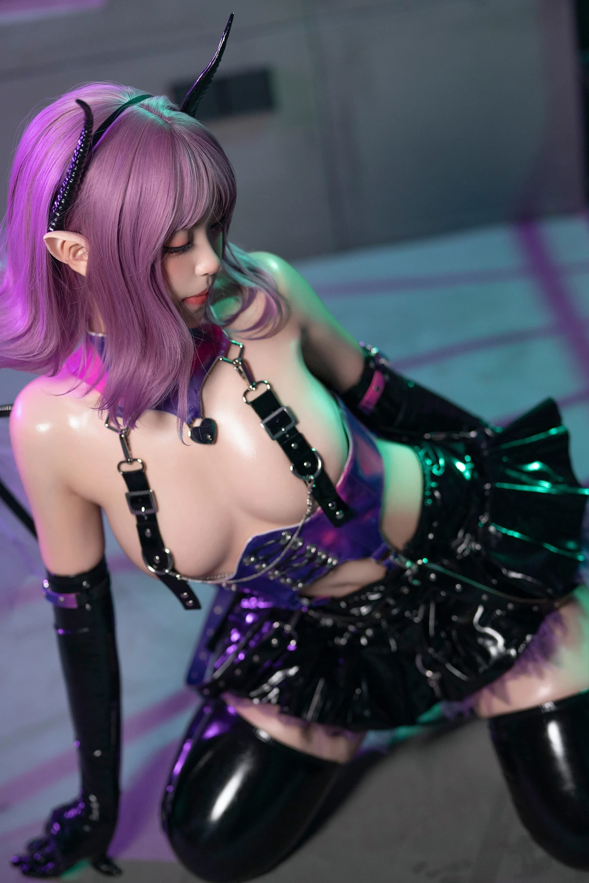 Cosplay Bangni邦尼 – 囚禁魅魔 Set.01
