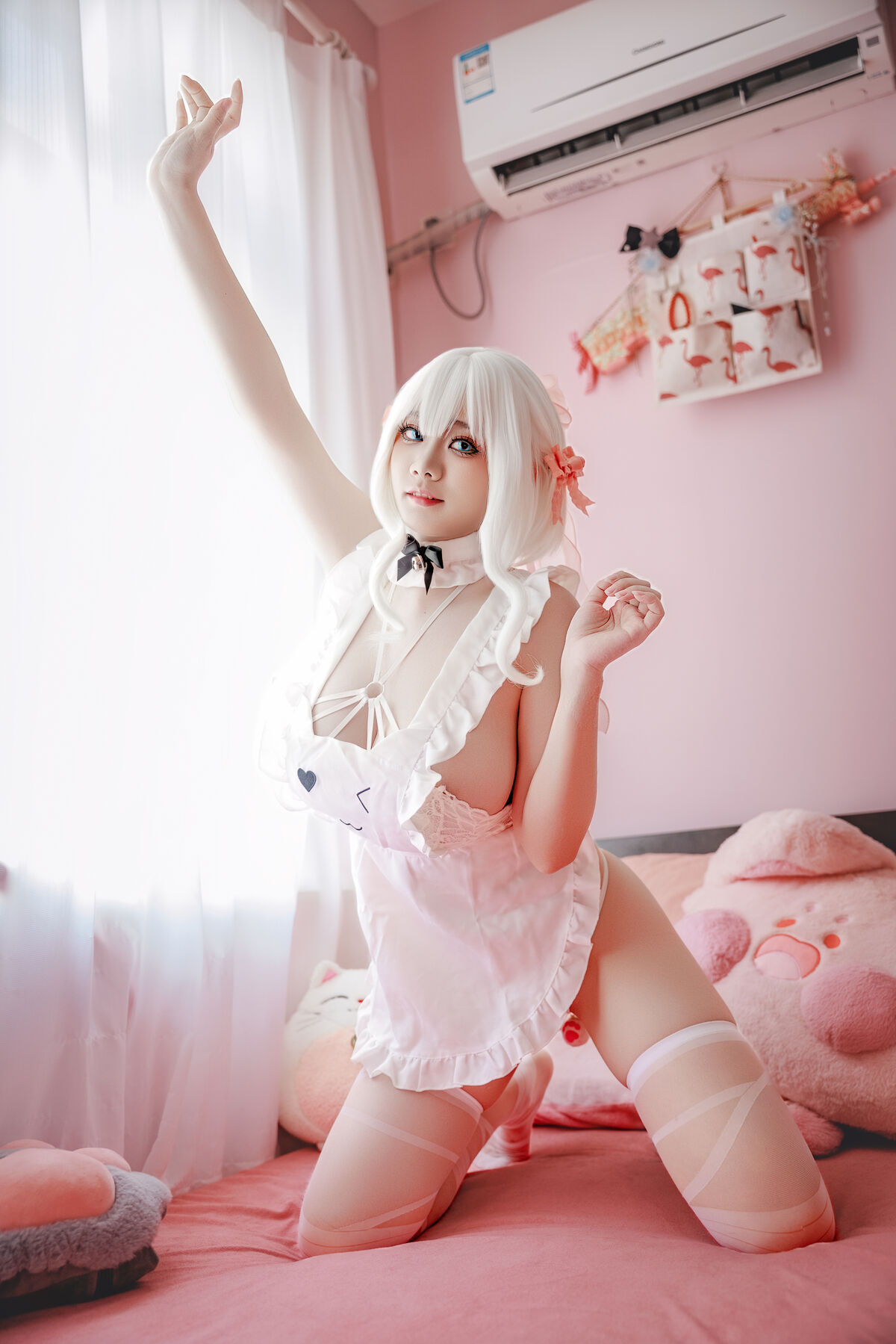 Coser@阿雪雪 – 午睡围裙 (91P)