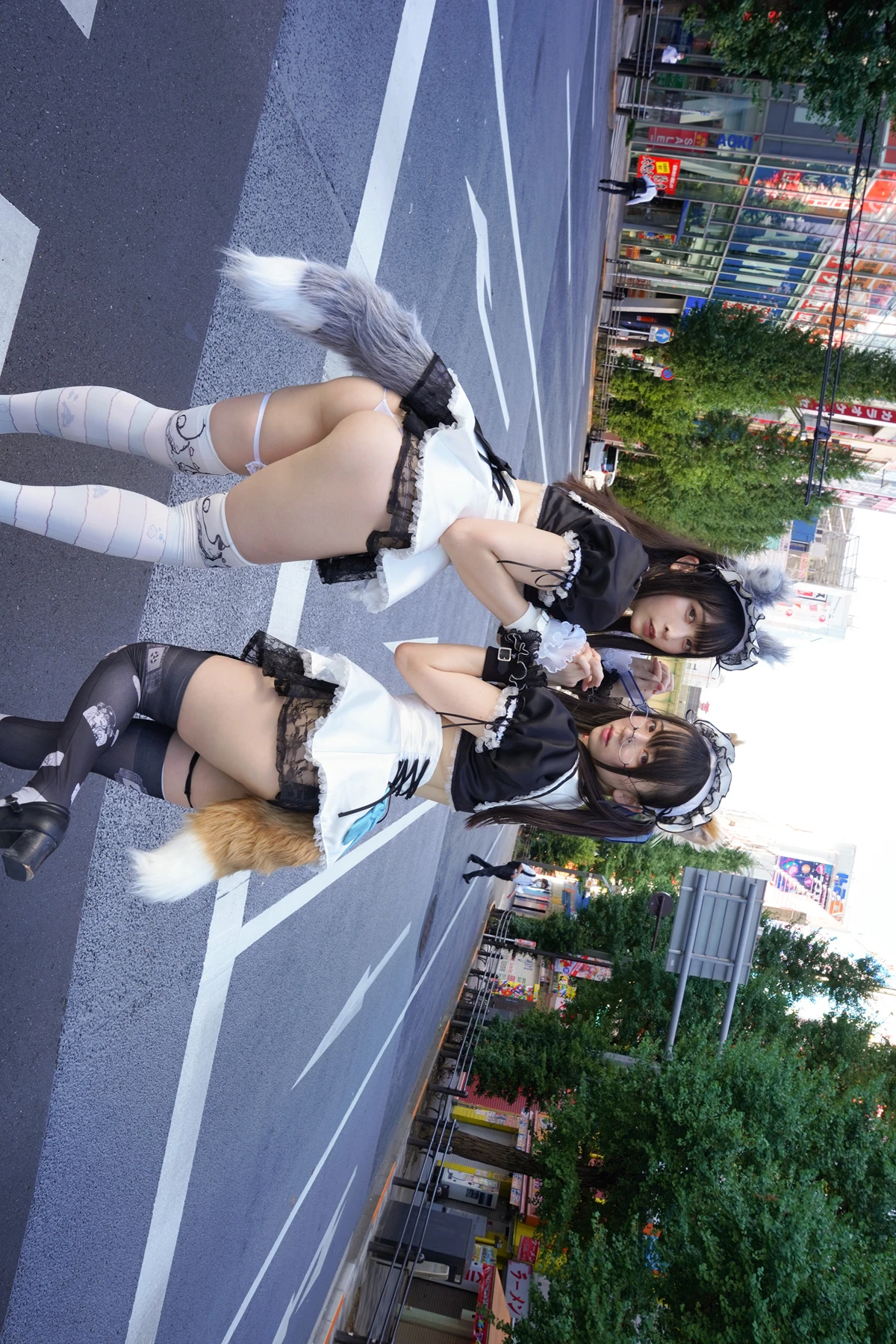 Sui Utatane うたたね翠, Mizuna Shione 水那しおね, 写真集 「野生のメイドがあらわれた！」 Set.02