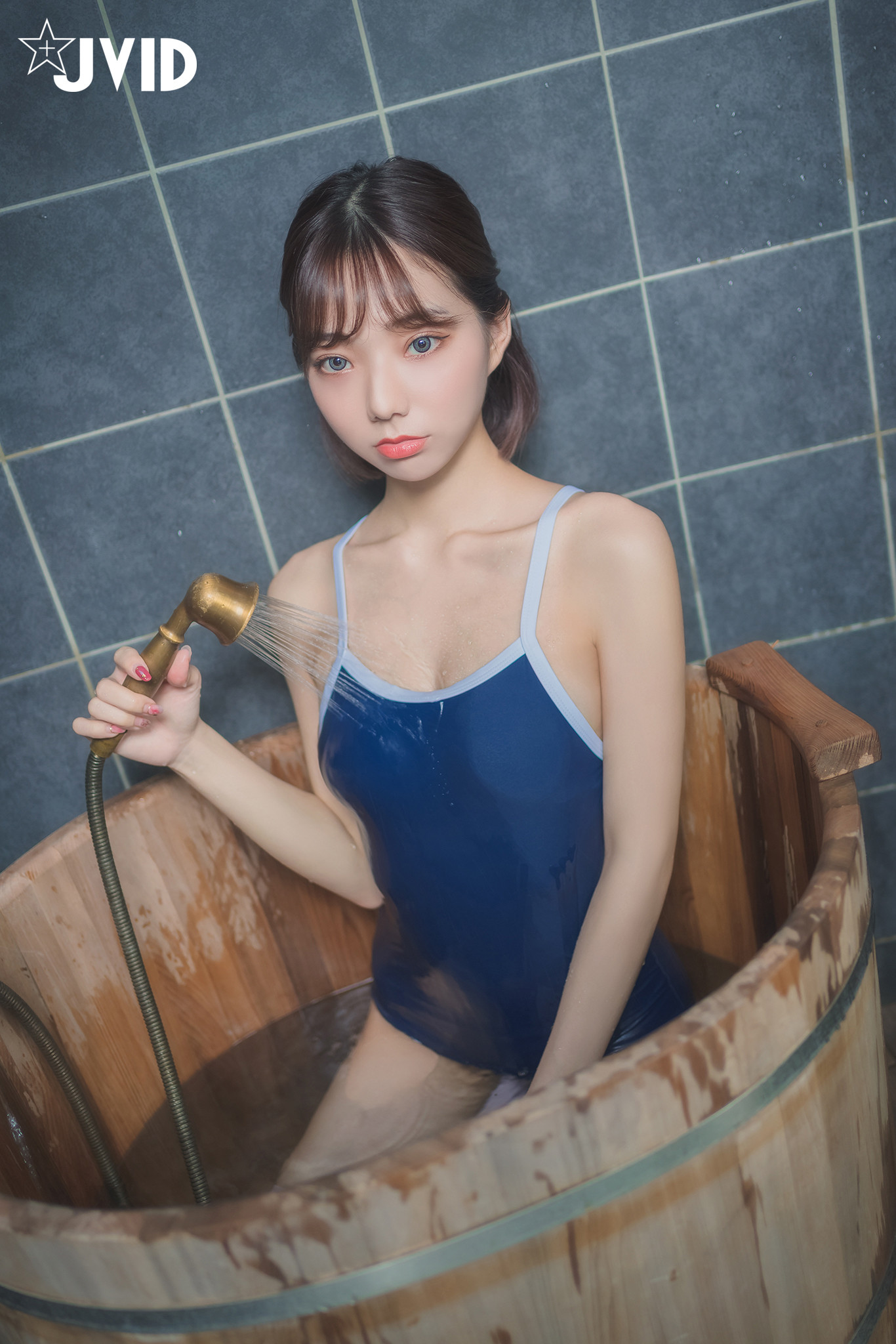 JVID 啾啾 性感高校生啾啾～濕身死庫水！ Set.02