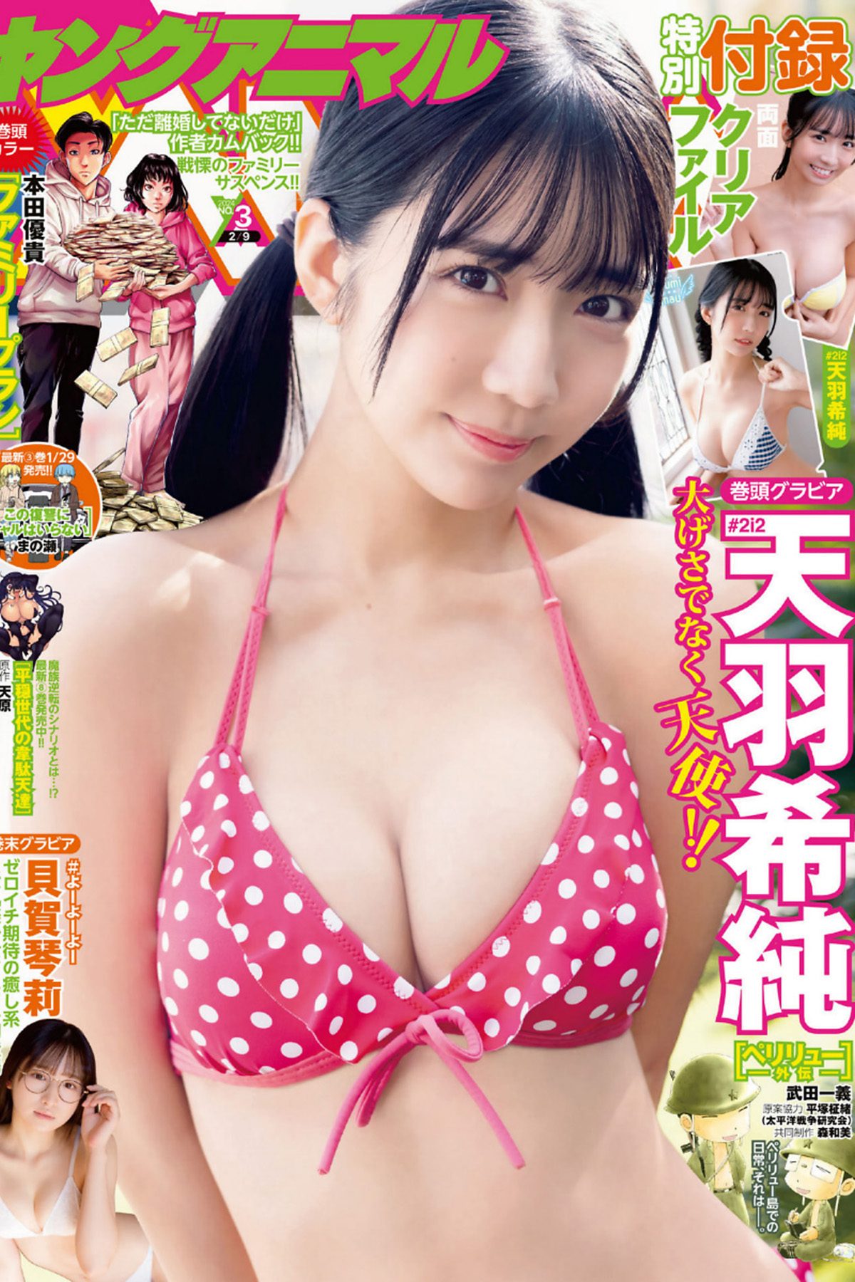 Young Animal 2024 No.03 Kisumi Amau 天羽希純 Kaiga Kotori 貝賀琴莉