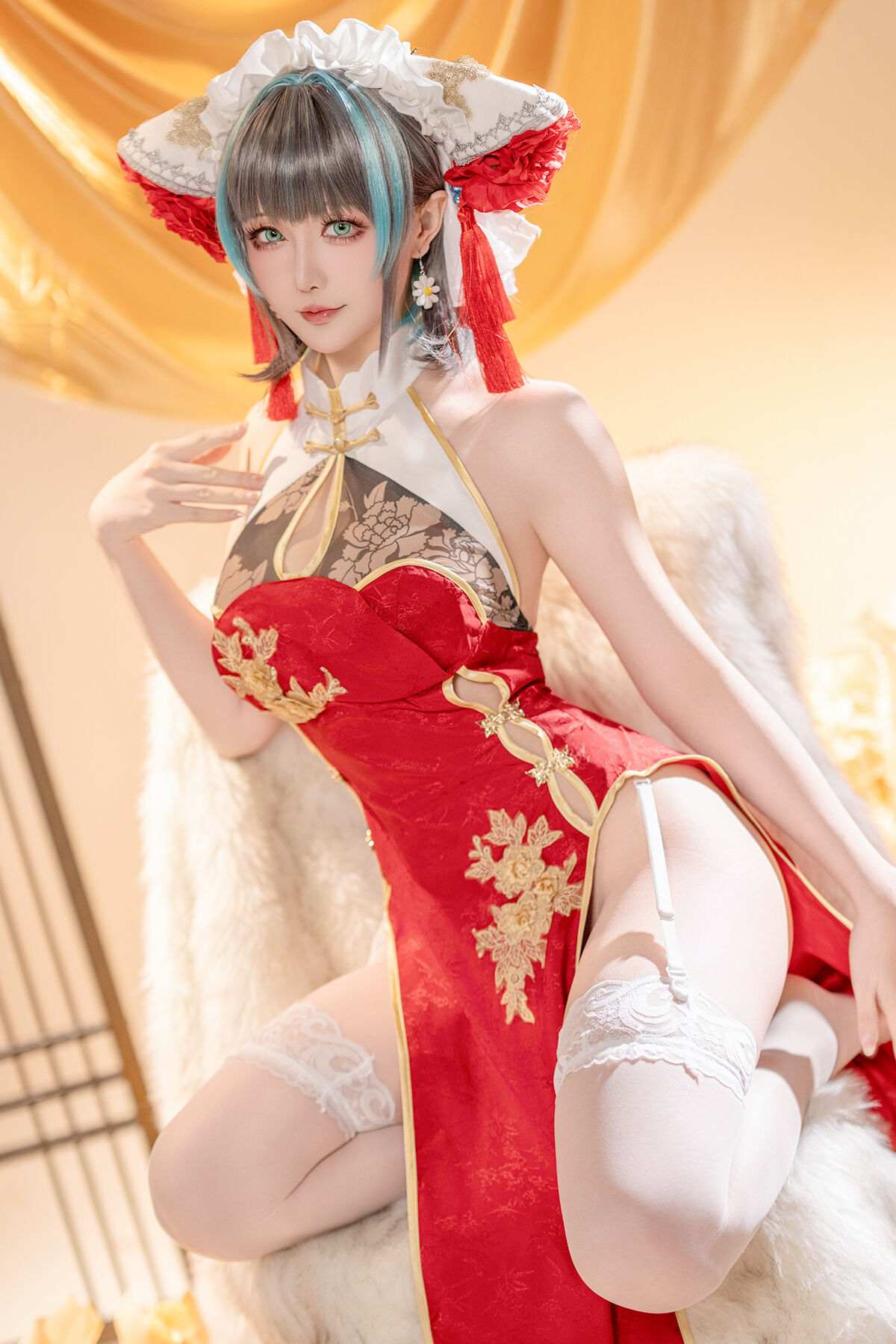 Coser@星之迟迟Hoshilily – 碧蓝航线柴郡 (51P – 1V)