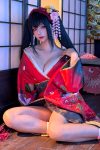 Coser@蠢沫沫 – 狂三和服cos Part5