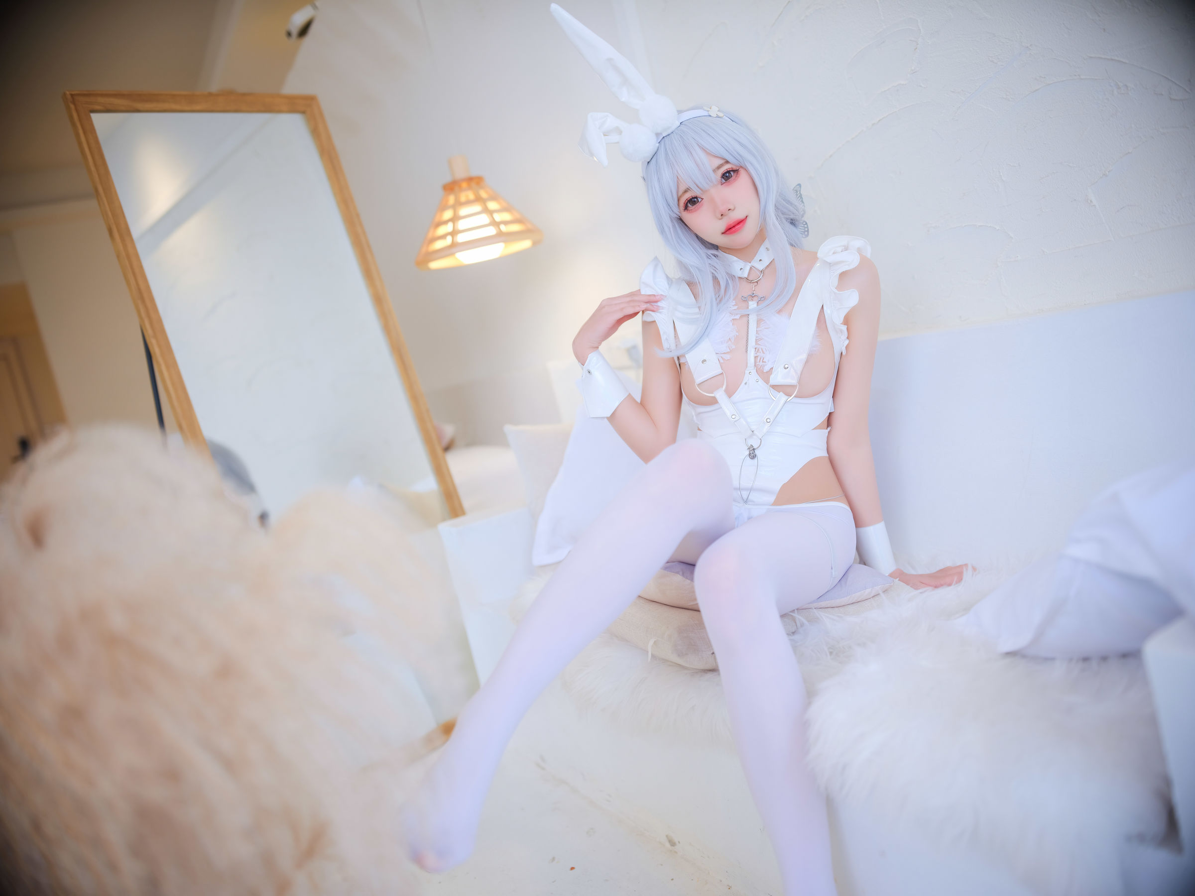 [福利COS] 咬一口兔娘 - 恶毒兔女郎