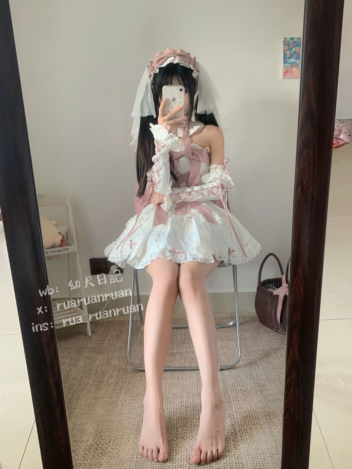 Coser@rua阮阮 – 初恋缎带 (19P)