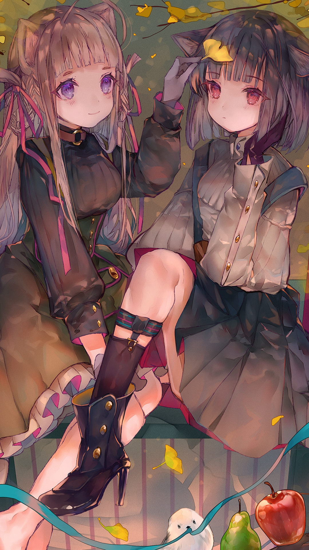 精美二次元养眼美女插画