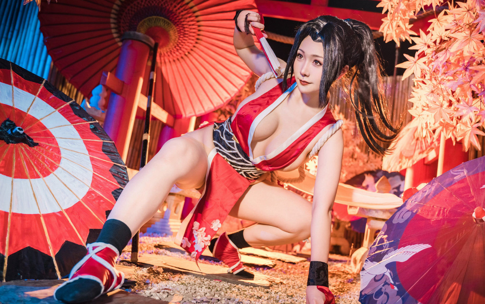 性感Coser 三刀刀Miido - 不知火舞 女忍者