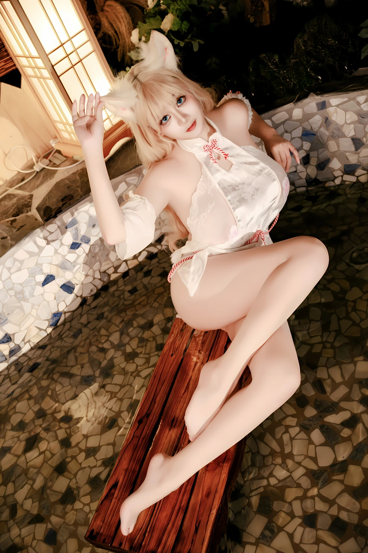 Cosplay 阿雪雪 – 温泉狐狸