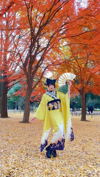 Coser@Ely_eee (ElyEE子) Ginkgo Black Cat 銀杏黑貓