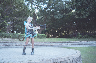 Coser@慕慕Momo – 原神 Genshin 琳妮特的色情魔術 室外
