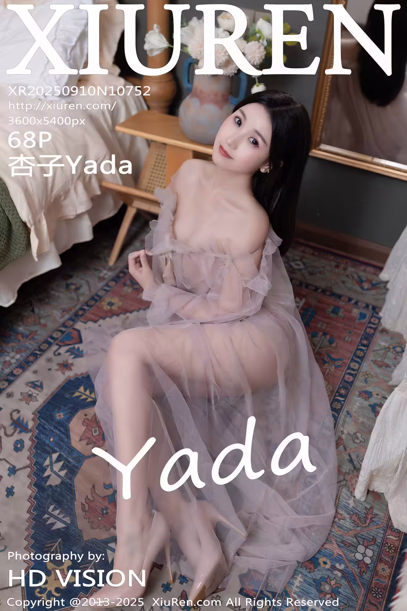 (XIUREN秀人網)2025.09.10 Vol.10752 杏子Yada 完整版無水印寫真(68P)