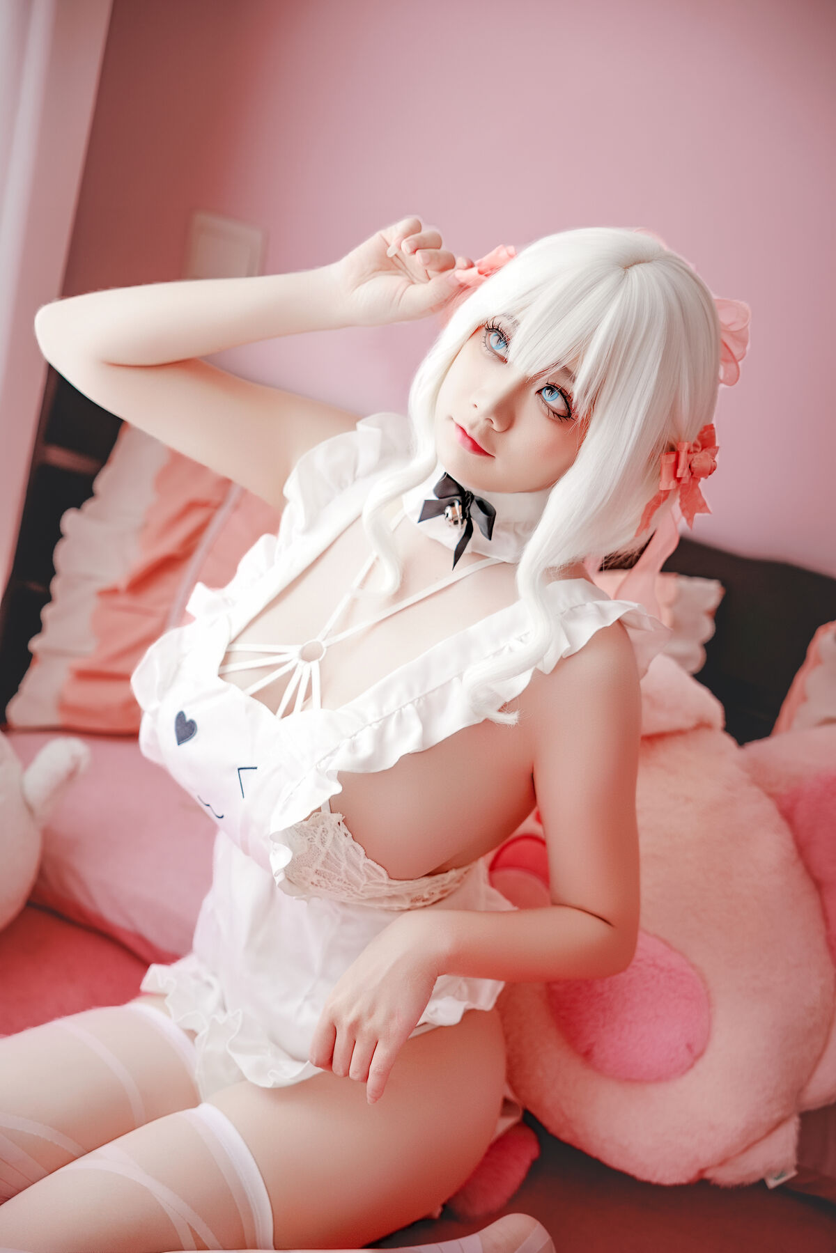 Coser@阿雪雪 – 午睡围裙 (91P)