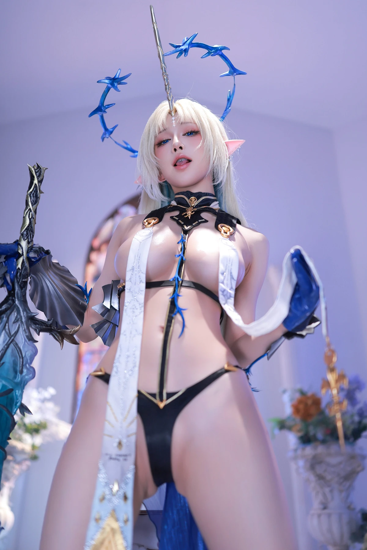 Cosplay 水淼Aqua – 卡提西娅 Fleurdelys Set.02