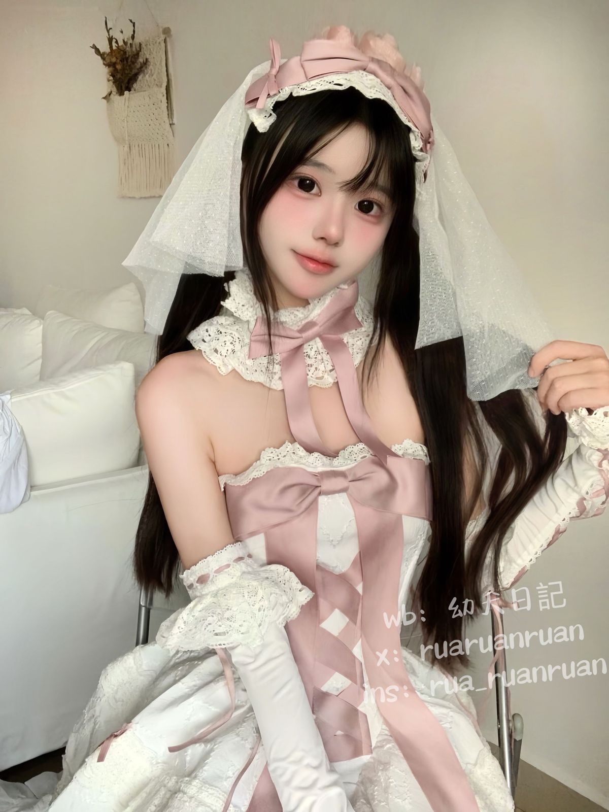 Coser@rua阮阮 – 初恋缎带 (19P)