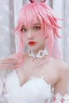 Coser@PingPing – Yae Sakura Wedding Dress (14P – 1V)