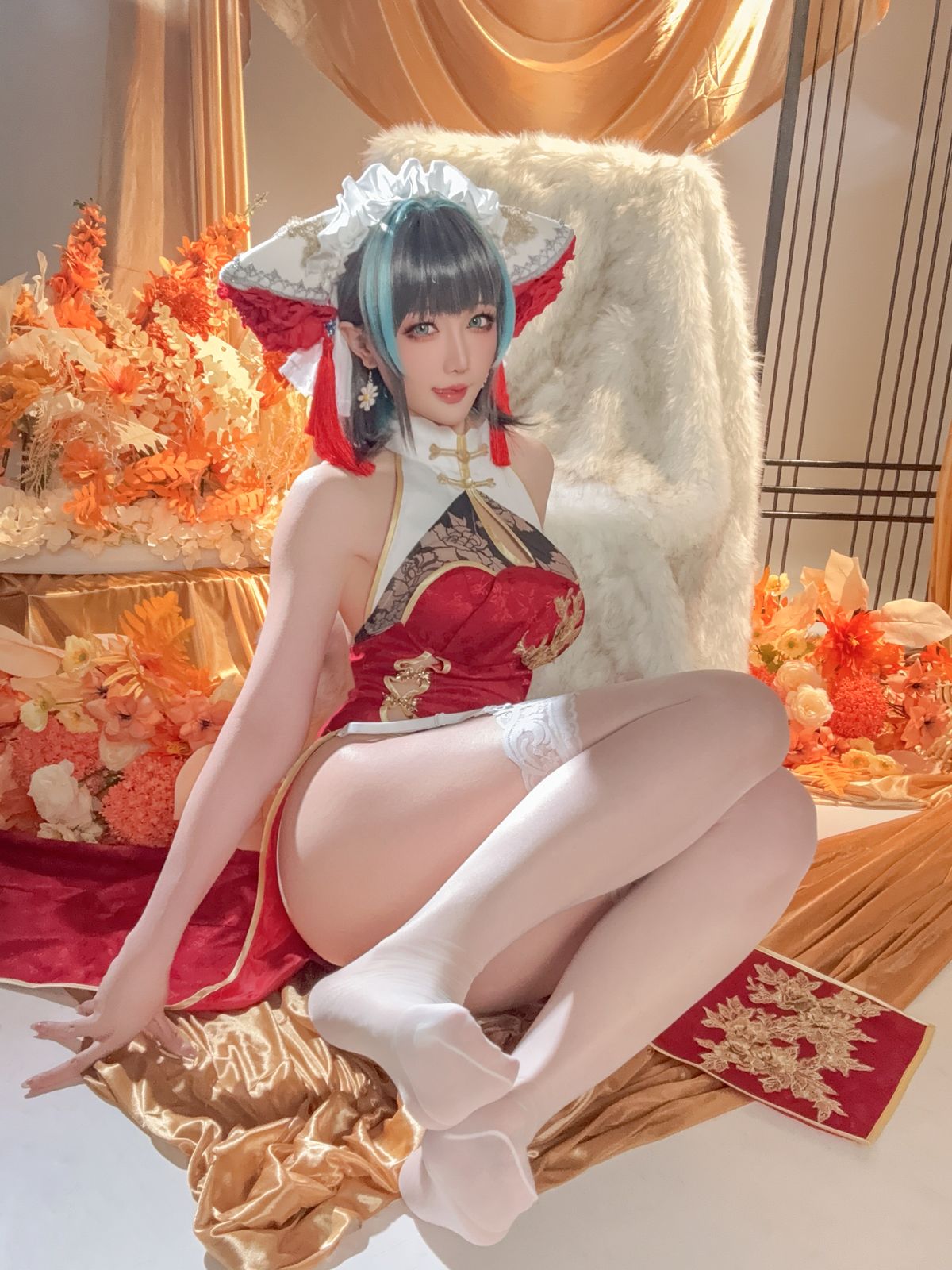 Coser@星之迟迟Hoshilily – 碧蓝航线柴郡 (51P – 1V)