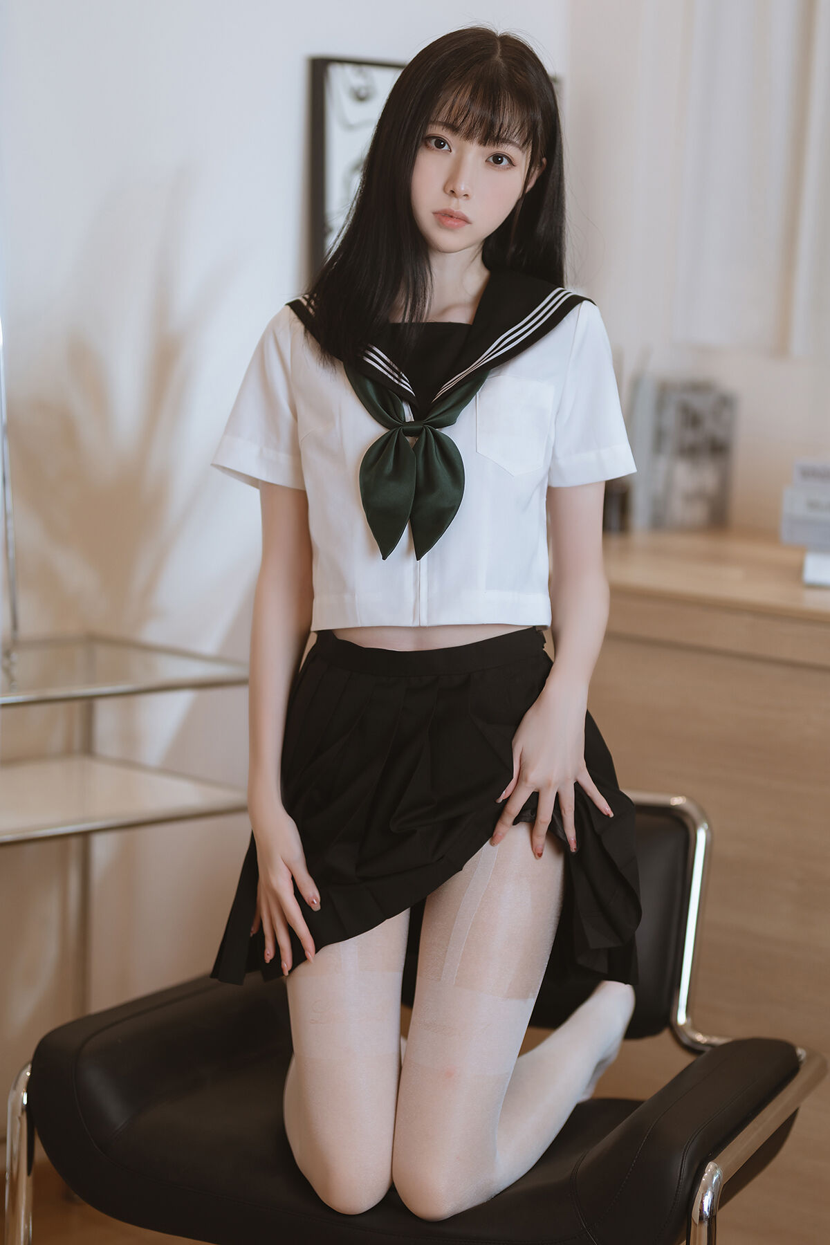 Coser@许岚lan – 白丝水手服