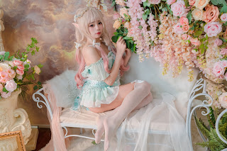 Coser@黏黏团子兔 – 豌豆公主的秘密花房