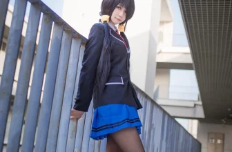 白金Saki 制服黑絲