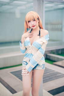 Coser@慕慕Momo – Marin 海夢 – Ver.泳裝