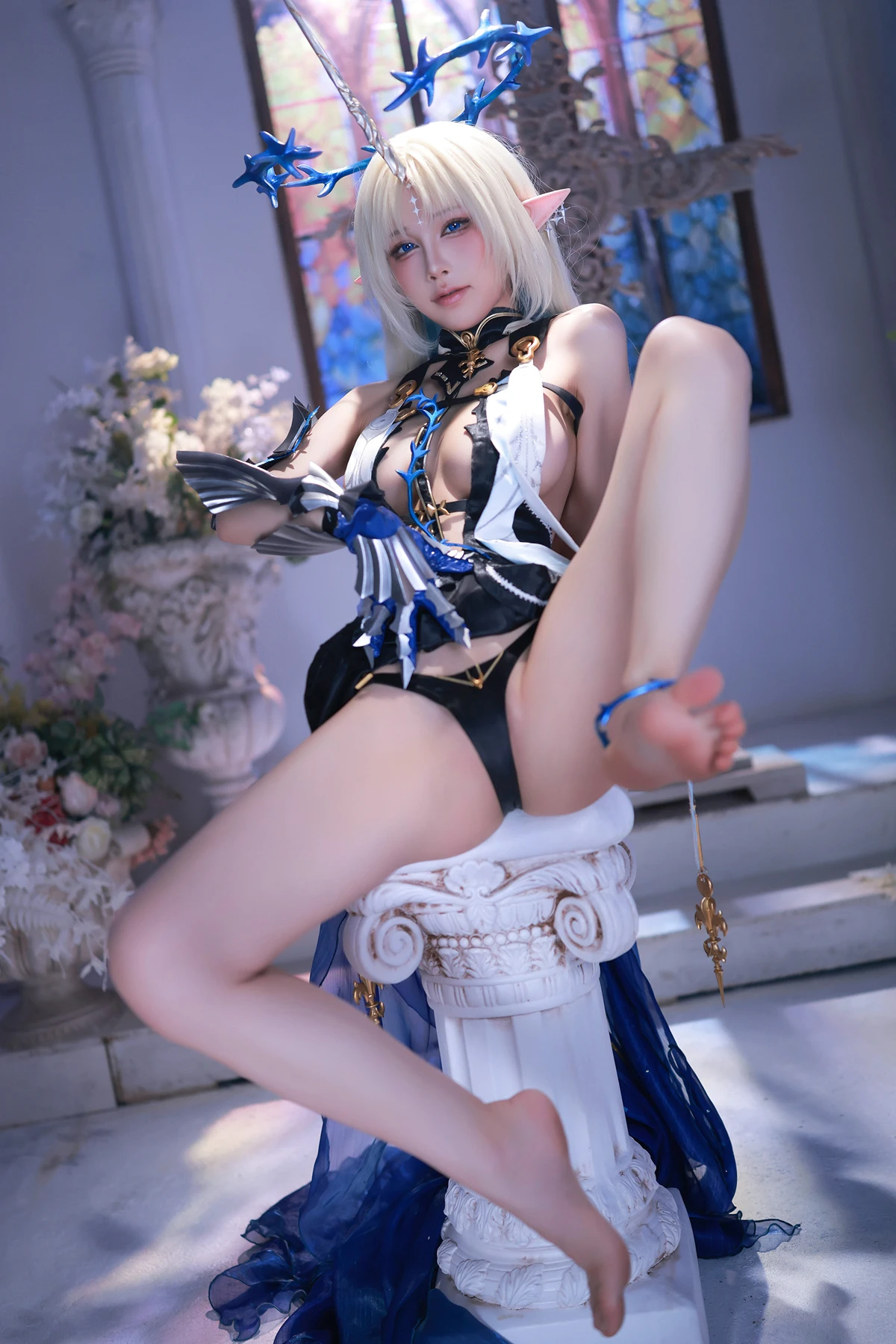 Cosplay 水淼Aqua – 卡提西娅 Fleurdelys Set.01
