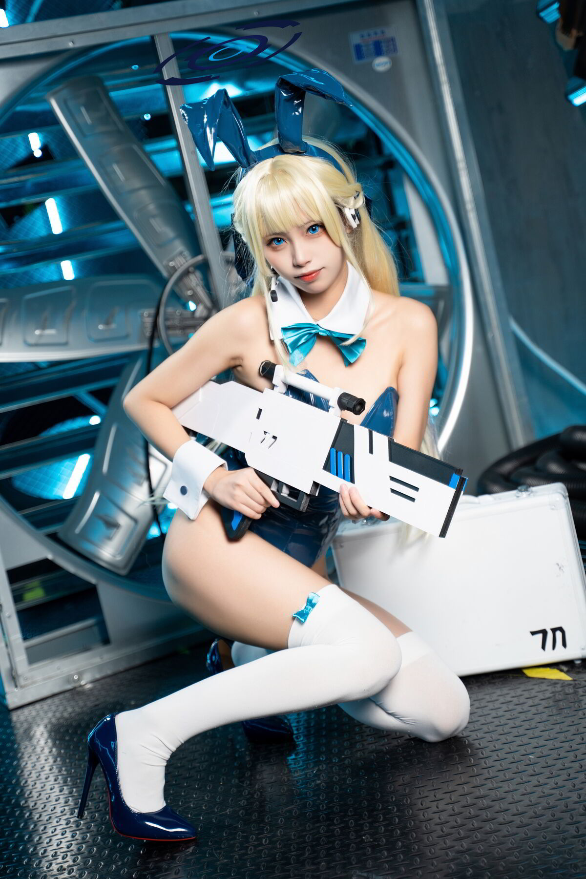 Coser@三無人型 – 蔚蓝档案 飞鸟马时兔女郎 (60P)