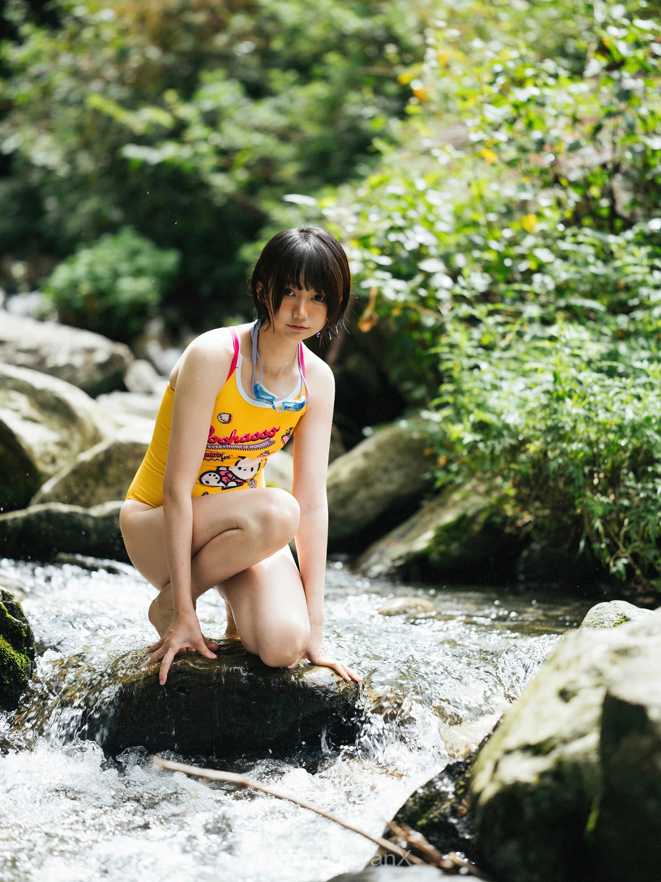 Shizuku しずく, 写真集 Fantia 原魔物喵 「夏の小川」 Set.02