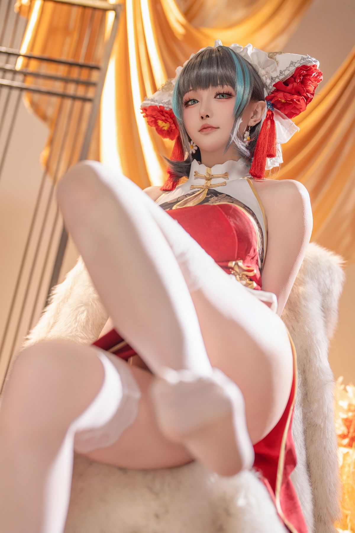 Coser@星之迟迟Hoshilily – 碧蓝航线柴郡 (51P – 1V)