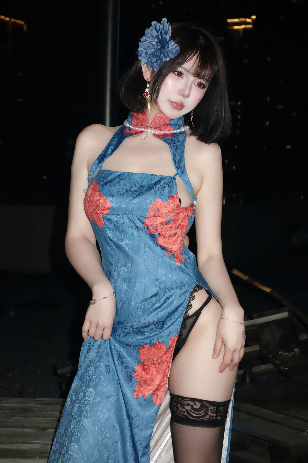 Coser@Tina很妖孽呀 – 碧蓝航线 建武 旗袍 (40P)