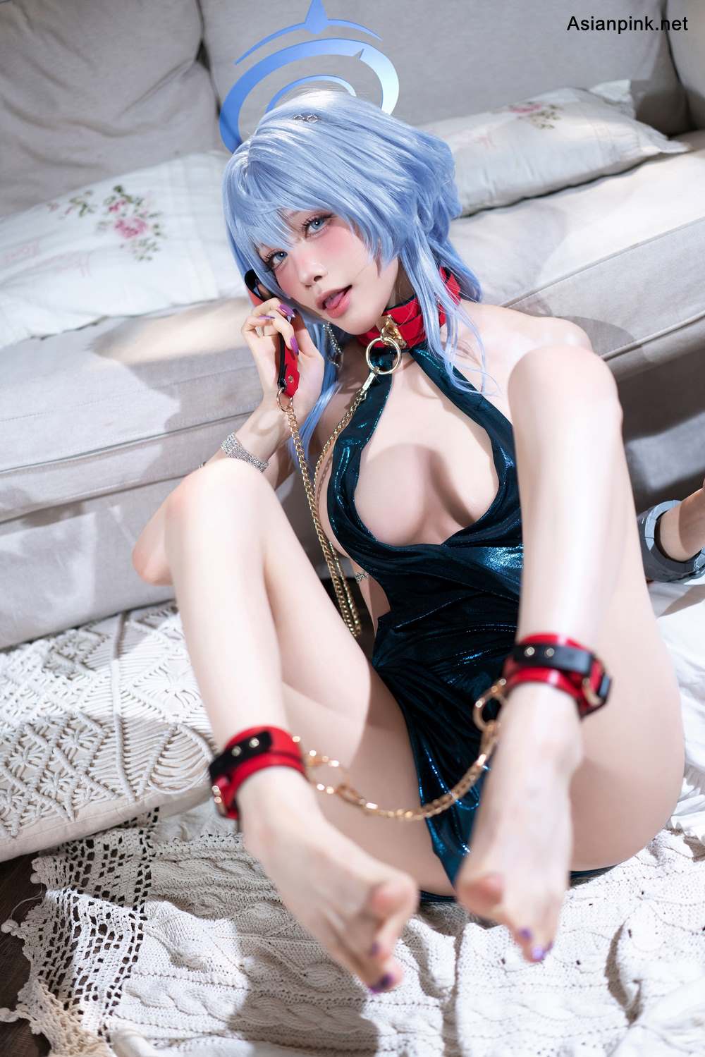 水淼Aqua Cosplay Amau Ako – Blue Archive