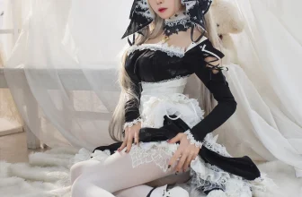 [喵糖映畫系列]VOL.127 黑巫女僕 無聖光VIP福利帖[35P]