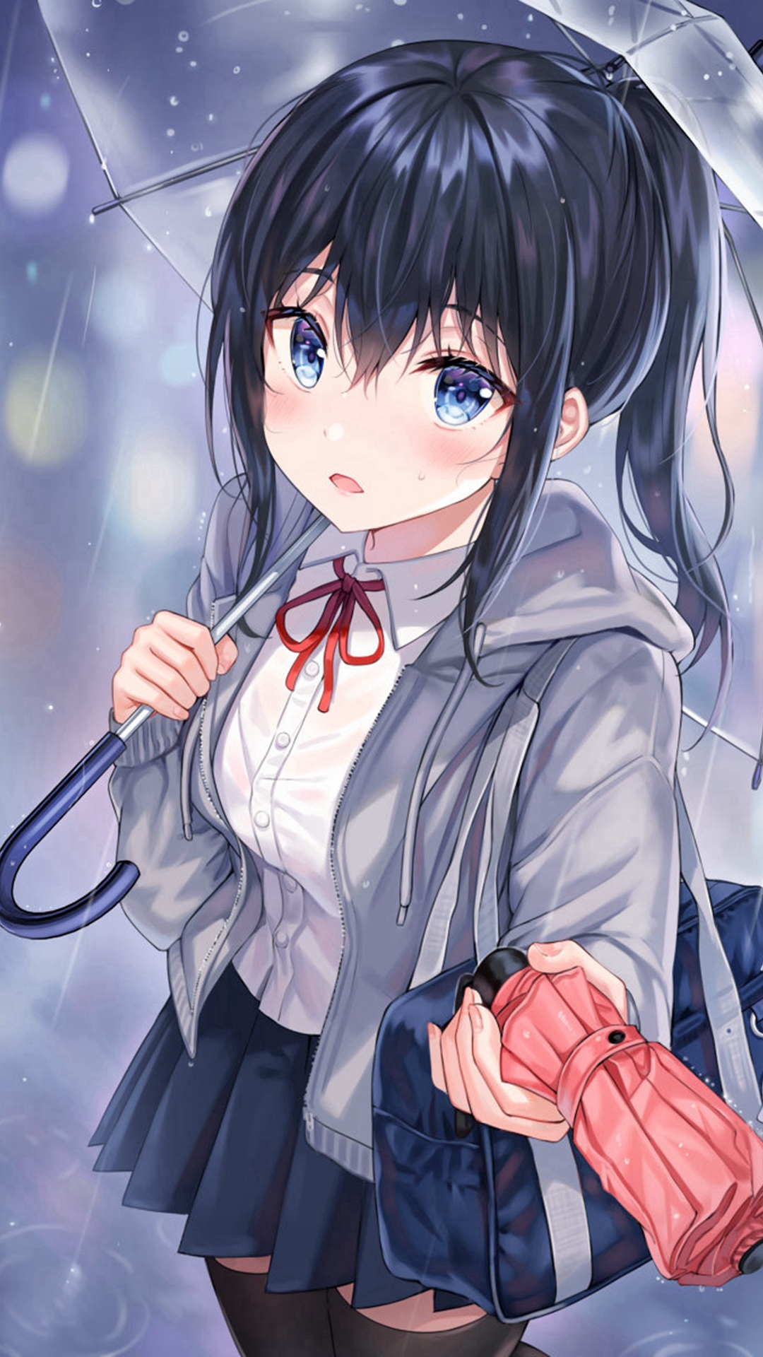 精美动漫可爱学会美女插画