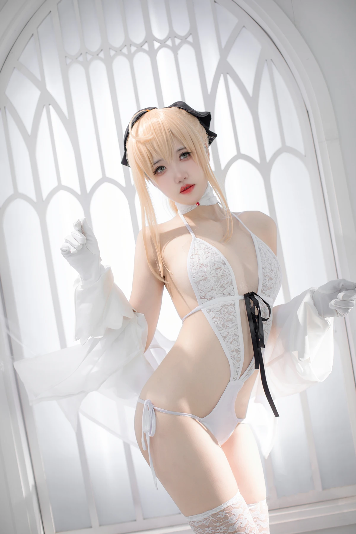 Cosplay 阿薰kaOri – FGO 白Saber