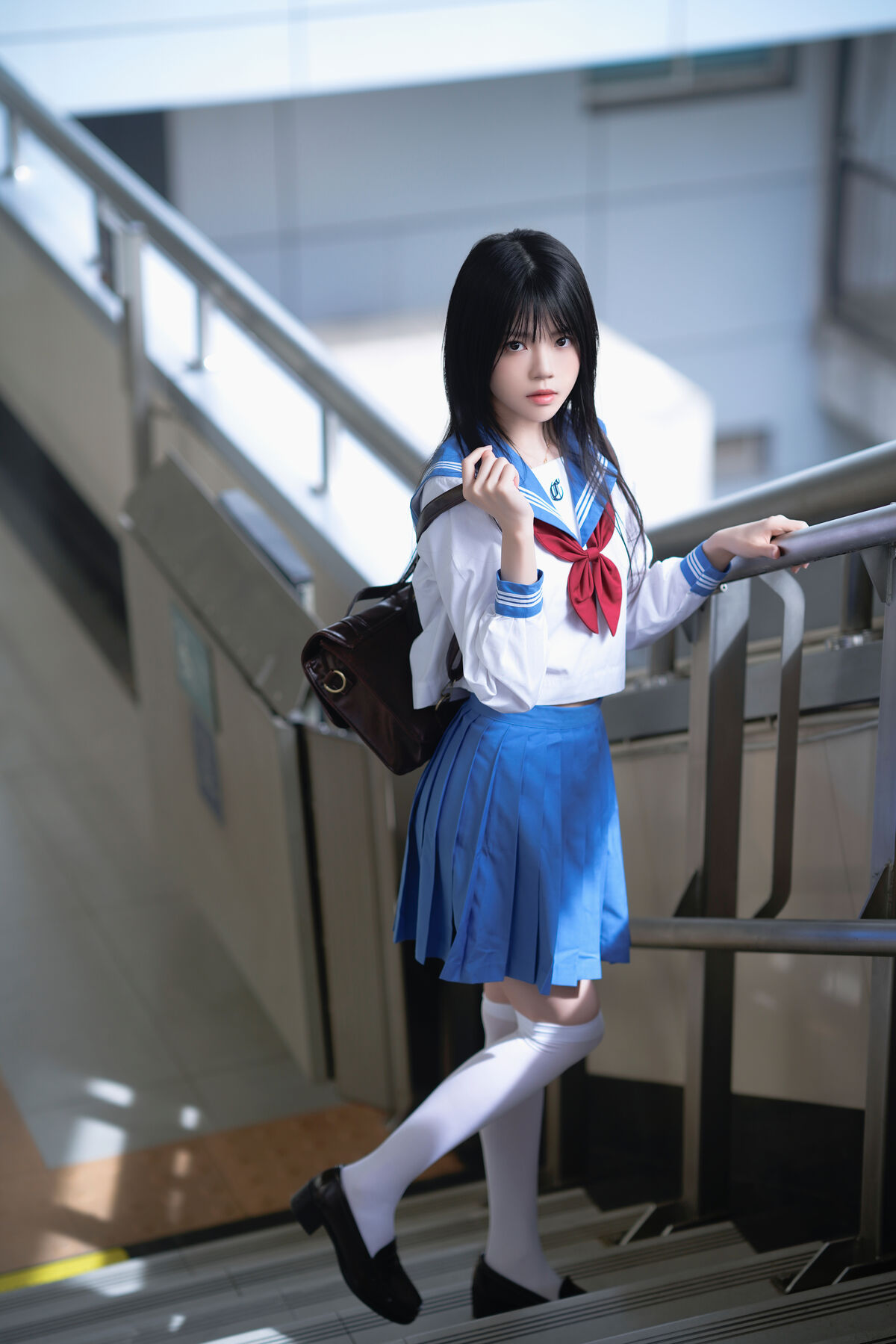 Coser@桜桃喵 – 地铁JK (34P)