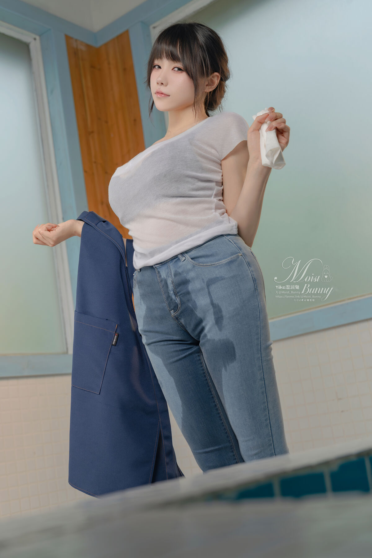 Coser@黏黏团子兔 – 09月作品『钱汤の女将』每夜 Part01 (55P – 2V)