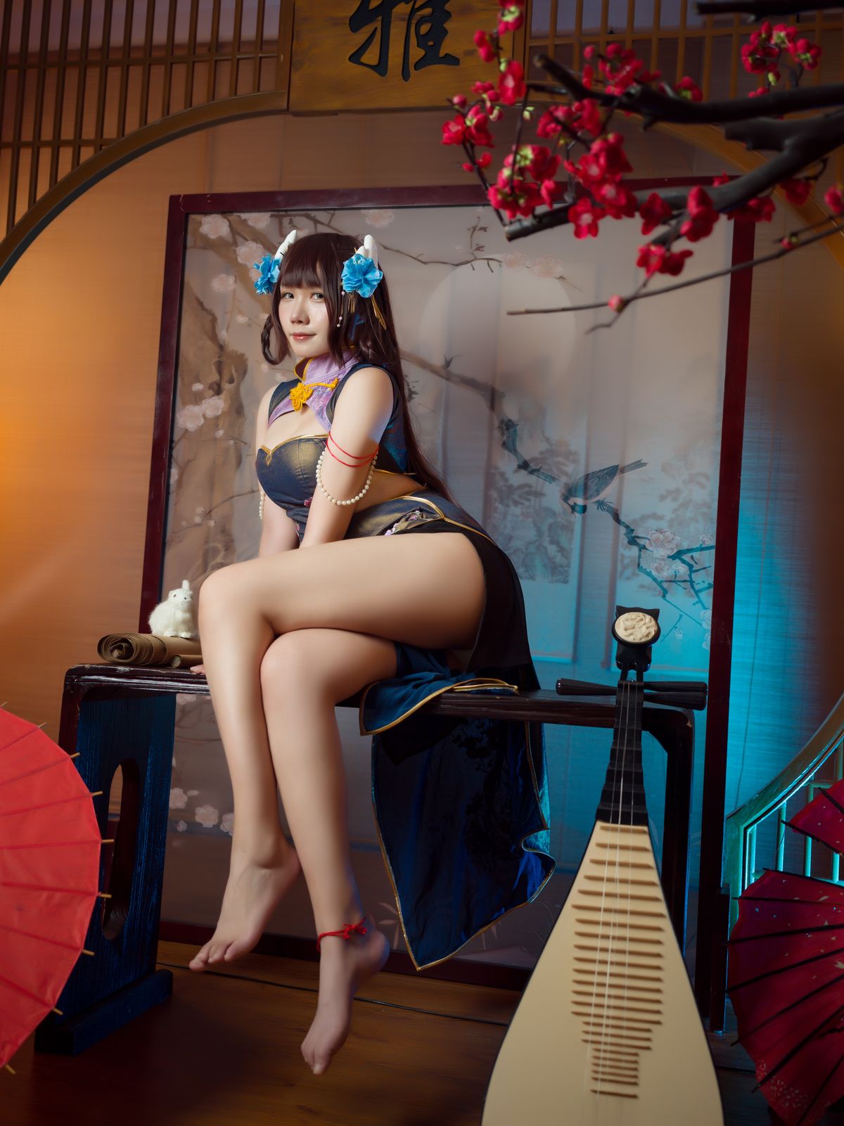 Coser@麻花麻花酱 – 比睿旗袍 (32P)