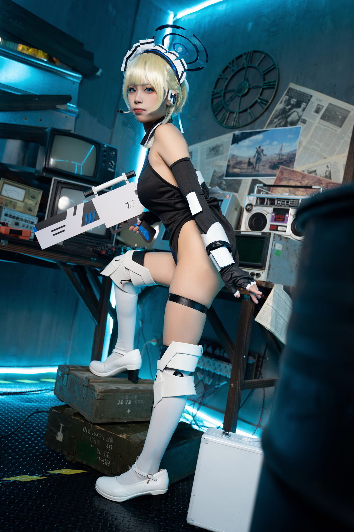 Coser@三無人型 – 蔚蓝档案 飞鸟马时兔女郎 (60P)