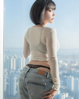 Kang In-kyung (강인경) – White T-Shirt and Jeans Concept